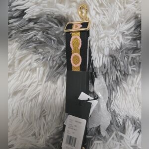 Marc Jacobs Black and Gold Bag Strap